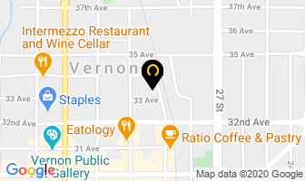 Bertelsen Plumbing in Vernon map