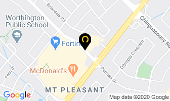 Best Beauty Salon in Brampton map