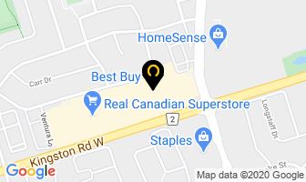 Best Buy in Barrie map