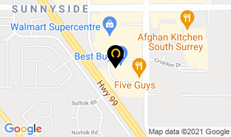 Best Buy in Surrey map
