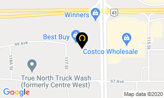 Best Buy in Grande Prairie map