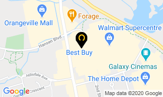 Best Buy in Orangeville map