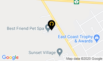 Best Friends Pet Spa in Moncton map
