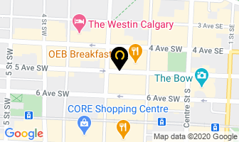 Best Of 7 Barbers in Calgary map
