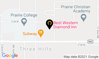 Best Western Diamond Inn in Hay River map