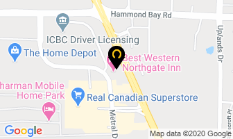 Best Western Northgate Inn in Nanaimo map