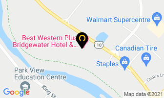 Best Western Plus Bridgewater Hotel & Convention Centre in Bridgewater map