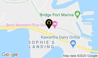 Best Western Plus Couchiching Inn in Orillia map