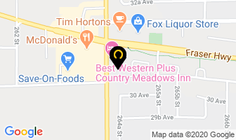 Best Western Plus Country Meadows Inn in Langley map