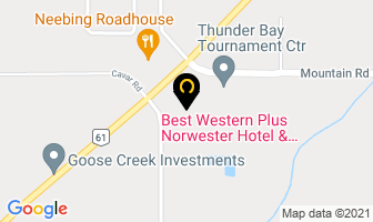 Best Western Plus Norwester Hotel & Conference Centre in Thunder Bay map