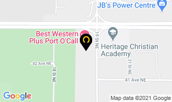 Best Western Plus Port O'call Hotel in Calgary map