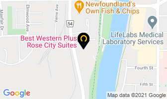 Best Western Plus Rose City Suites in Chilliwack map