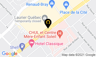 Bestseller Canada in Ville de Québec map