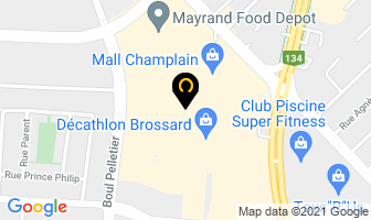 Bestseller Retail Canada in Brossard map