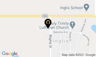 Bethany Lutheran Church in Inglis map