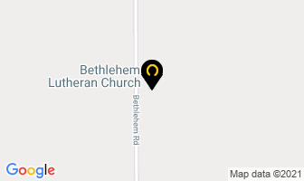 Bethlehem Lutheran Church in Division No. 11 map