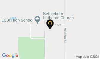 Bethlehem Lutheran Church in Outlook map