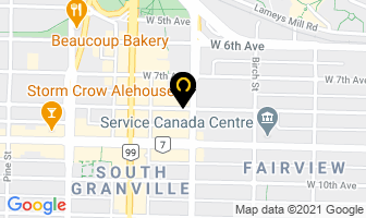 Beyer Brown Associates Partnership in Vancouver map