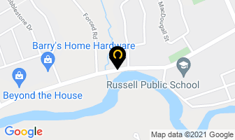 Beyond The House Inc. in Russell map