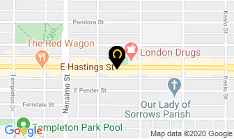 Big Air Production in Toronto map