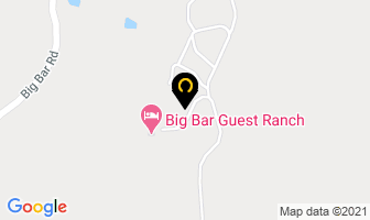Big Bar Guest Ranch in Clinton map
