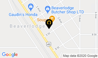 Big City Equipment Ltd in Beaverlodge map