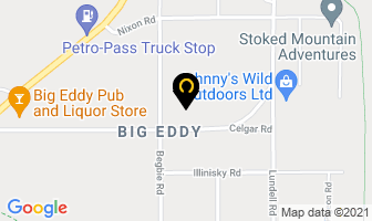 Big Eddy Market in Revelstoke map