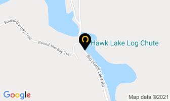 Big Hawk Lake Marina in Algonquin Highlands map