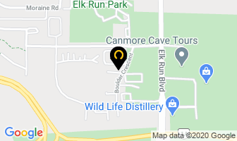 Big Mountain Services in Canmore map