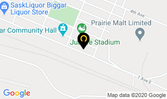 Biggar Curling Rink in Biggar map