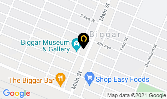 Biggar Home Hardware in Biggar map