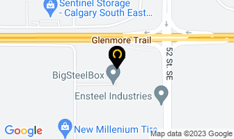 Bigsteelbox in Calgary map