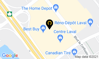Bijouterie Sir&egrave;neopen Centre Laval in Beauharnois map