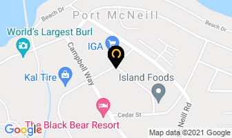 Bike Shed in Port Mcneill map