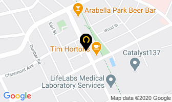 Bikram Hot Yoga Kw in Kitchener map