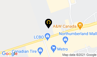 Bill Spencer Chevrolet Ltd. in Cobourg map