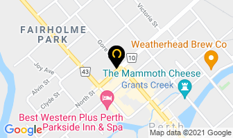 Billiard Room in Perth map