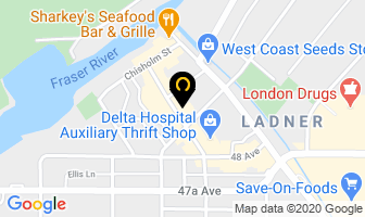 Billie's Barber Shop in Delta map