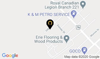 Bill's Auto Body in West Lorne map