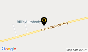 Bill's Autobody in Bonshaw map