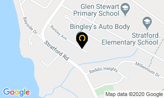 Bingley's Auto Body in Stratford map