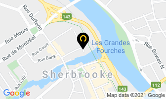 Bingo Ab&eacute;naquis in Sherbrooke map