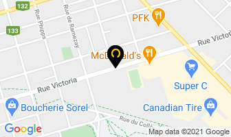 Bingo Bas Richelieu in Sorel-Tracy map