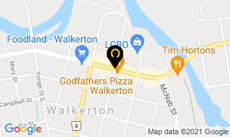 Binkley Wr Insce Brokers in Walkerton map