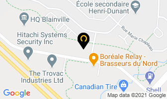 Bio Actif (1986) Inc in Blainville map