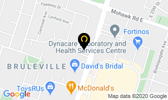 Bioped in Hamilton map