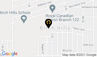 Birch Hills Arena in Birch Hills map