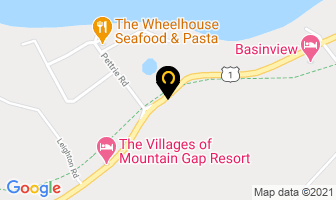 Birch Villa Cottages in Echo Bay map