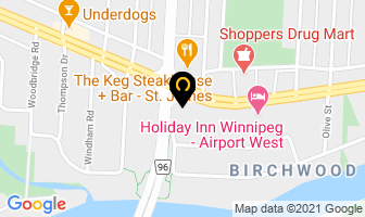 Birchwood Credit Solutions in Winnipeg map