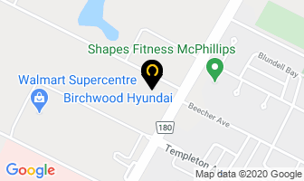 Birchwood Hyundai in Winnipeg map
